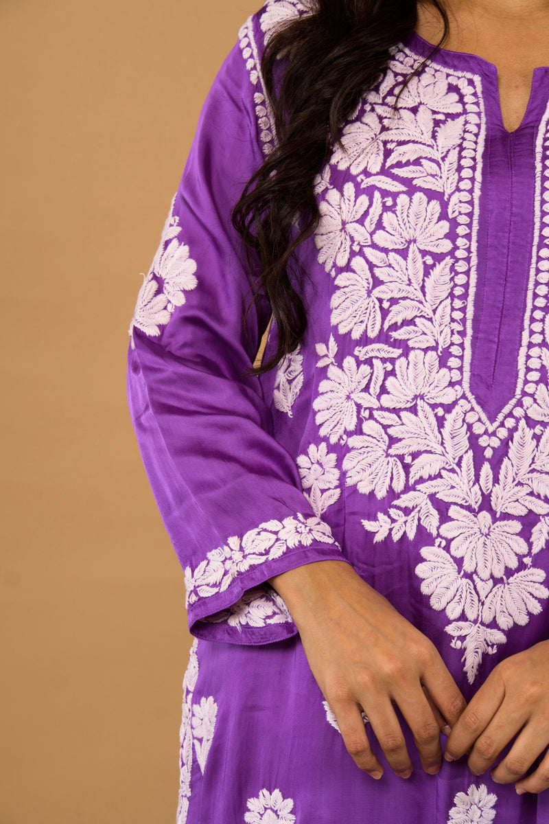 FARAH Modal Satin Kurti