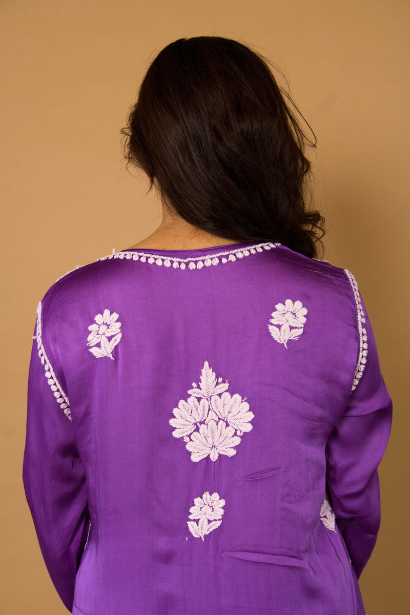 FARAH Modal Satin Kurti