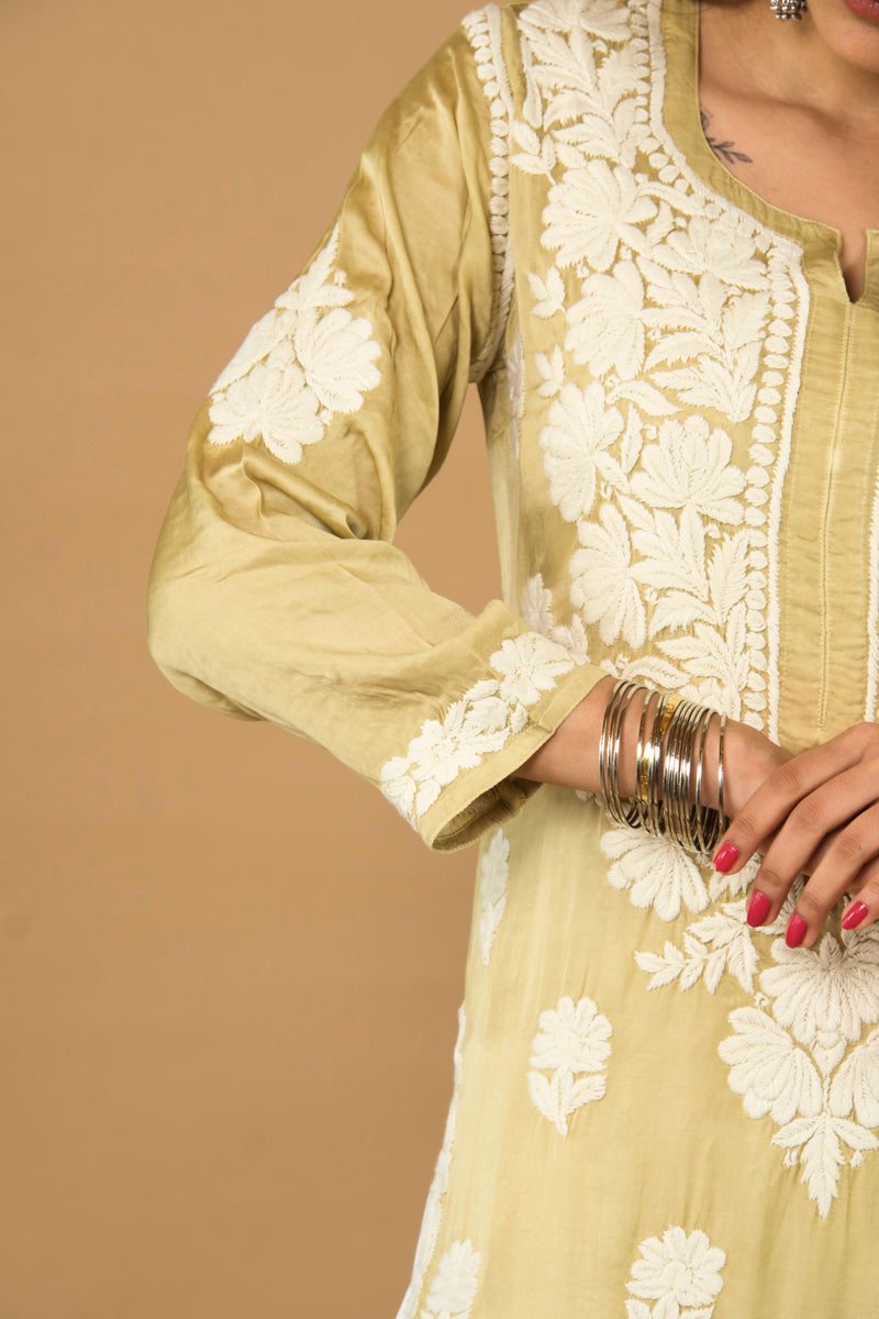 FARAH Modal Satin Kurti