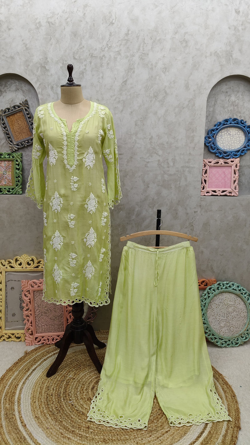 NADIYA Muslin Cutwork Set
