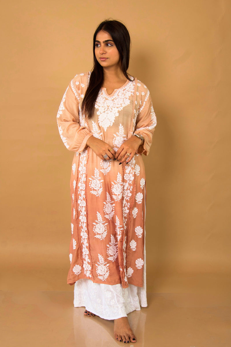 WARDA Muslin A Line Kurti