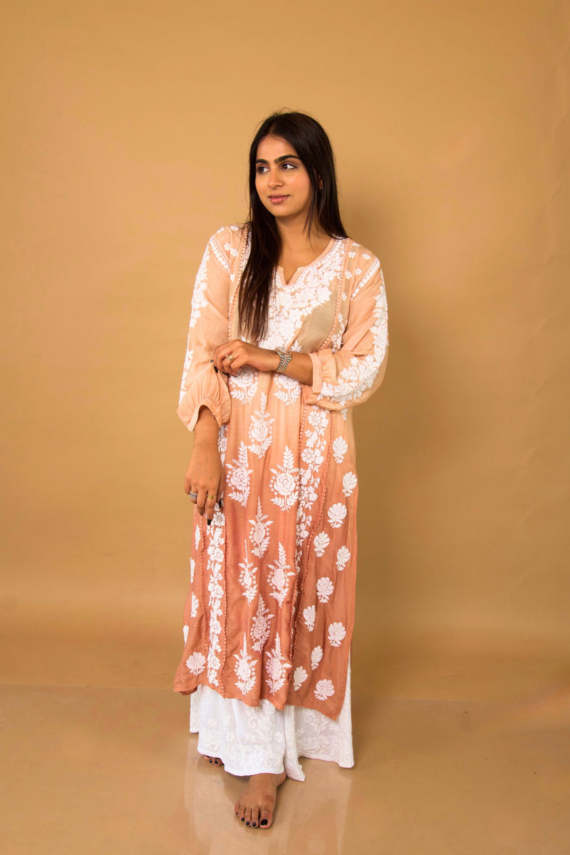 WARDA Muslin A Line Kurti