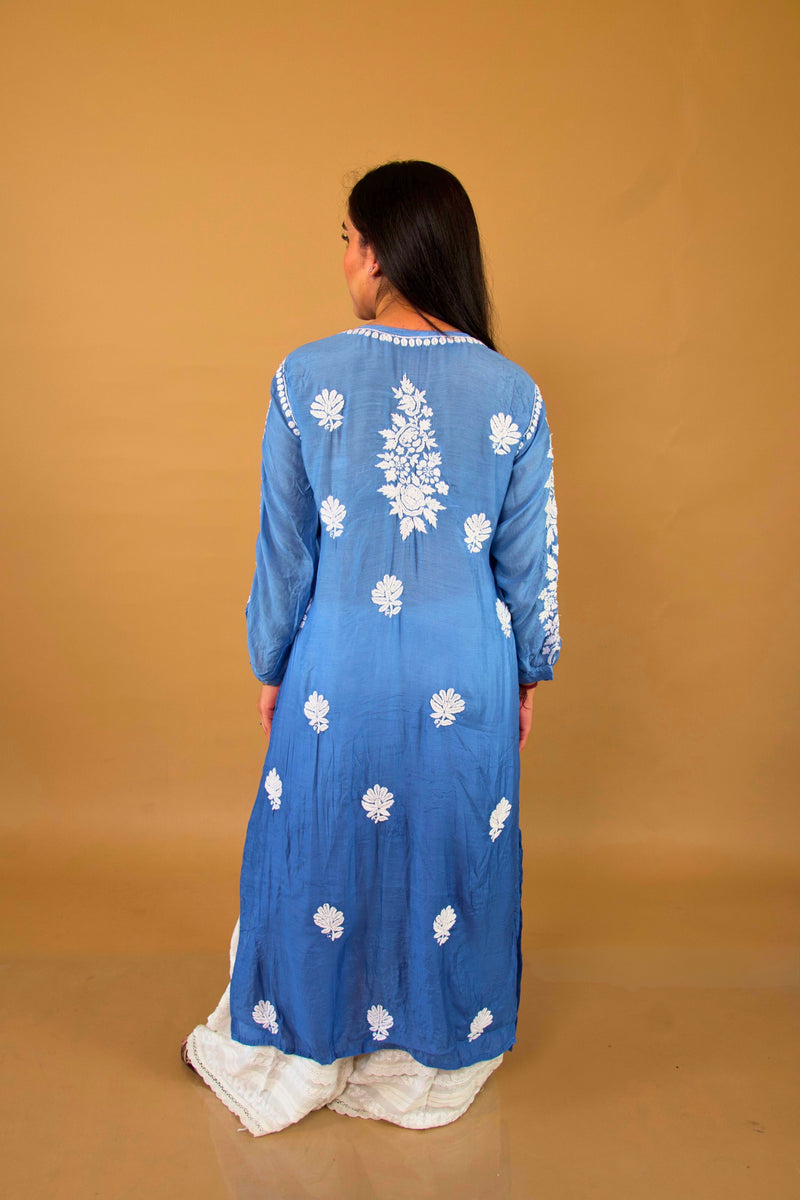WARDA Muslin A Line Kurti