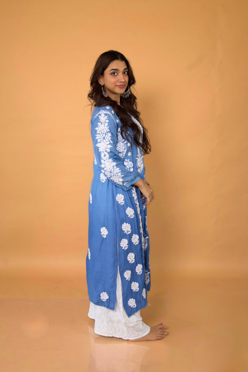 WARDA Muslin A Line Kurti