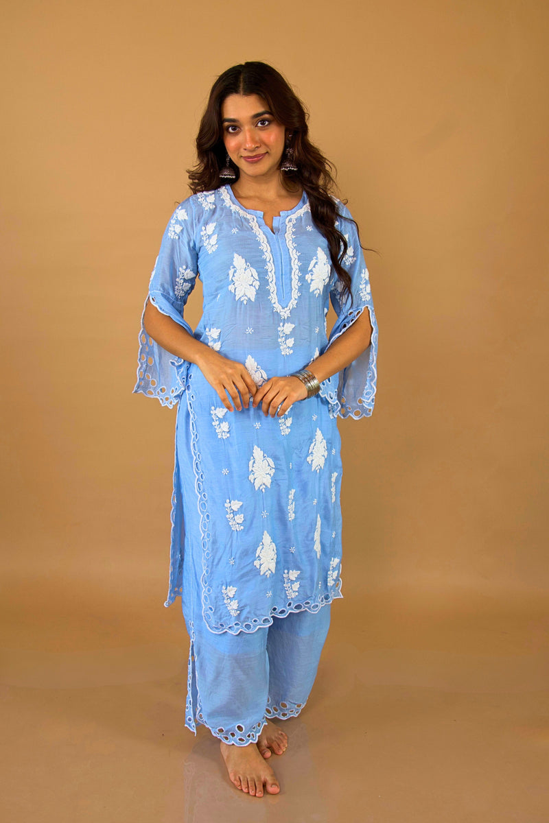NADIYA Muslin Cutwork Set