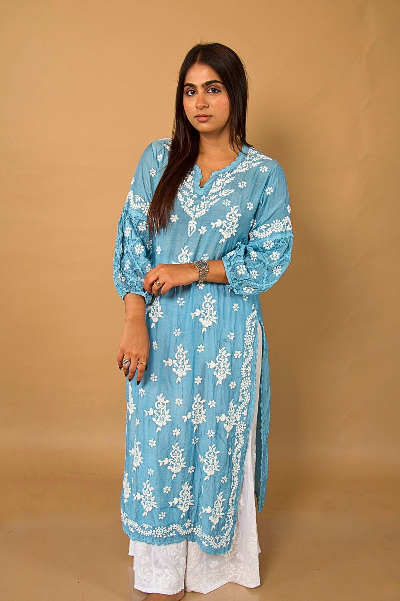 HUSNA Muslin Silk Kurti