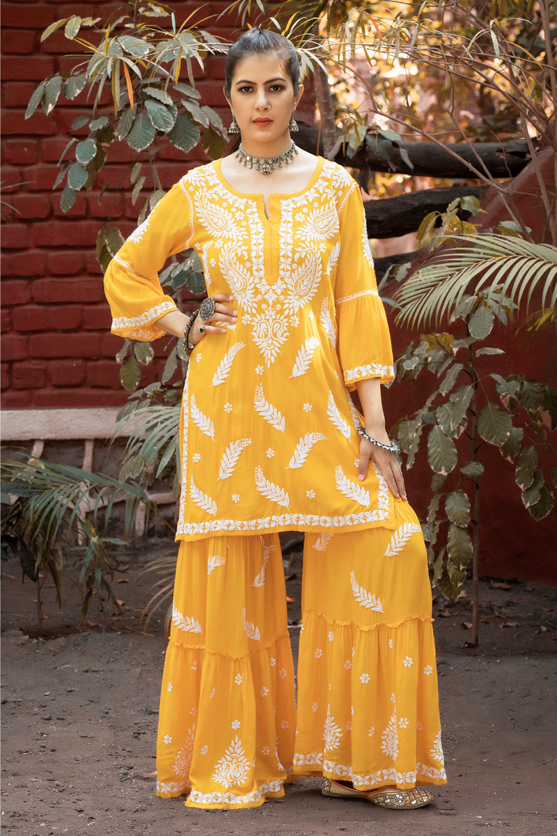 ADARA Modal Garara Set - Yellow