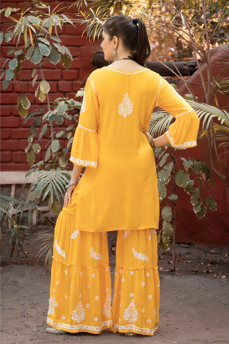 ADARA Modal Garara Set - Yellow