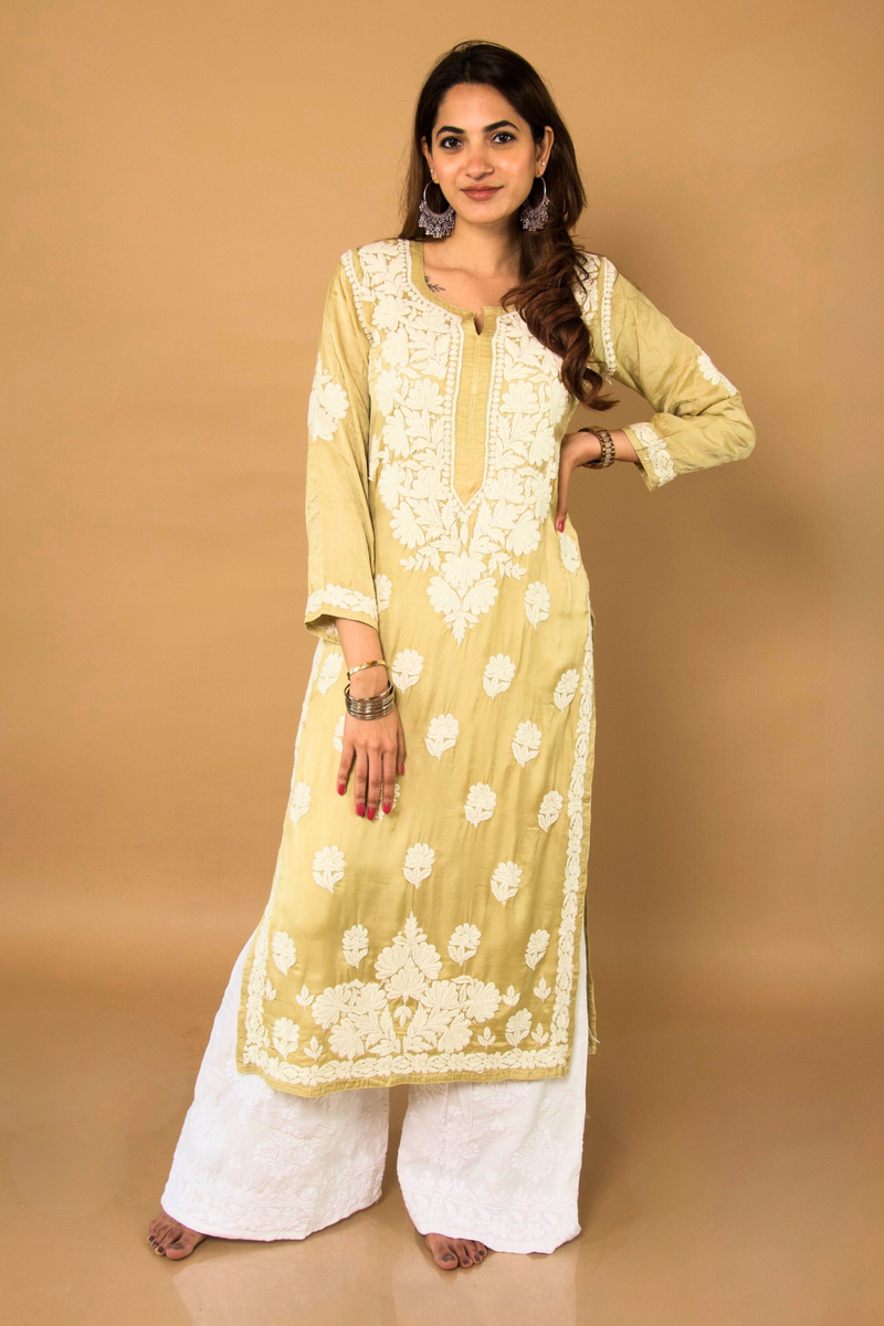FARAH Modal Satin Kurti