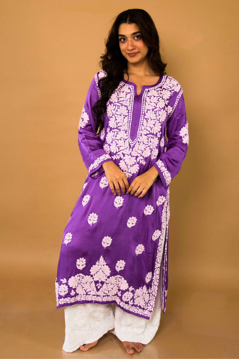 FARAH Modal Satin Kurti