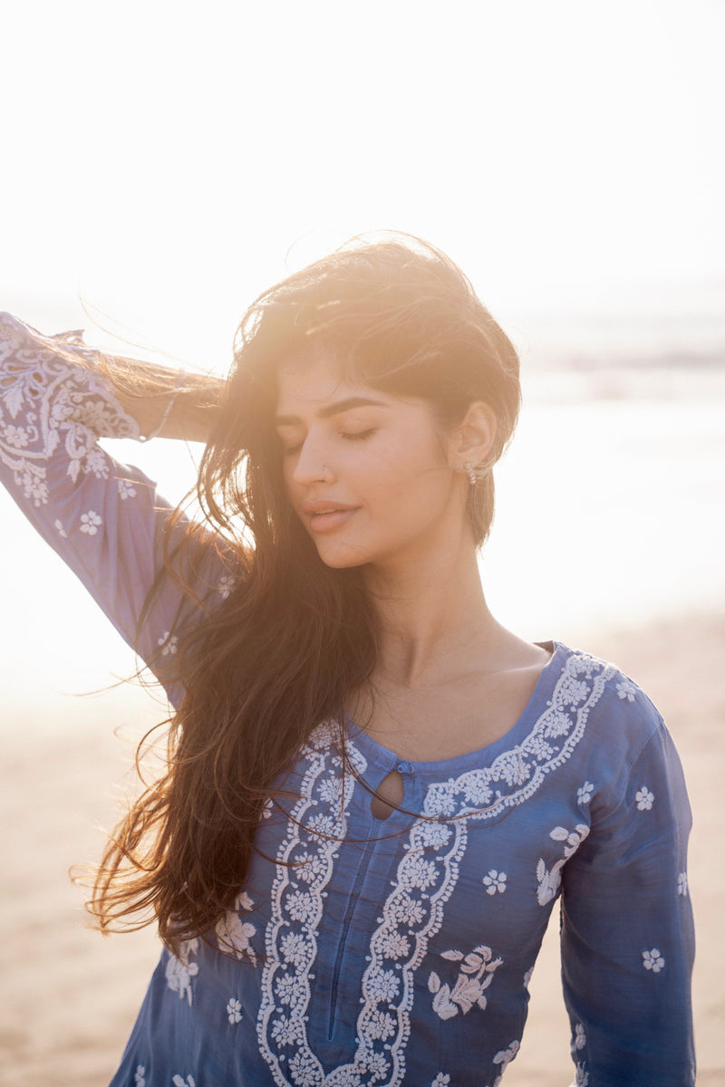 GULZAR Muslin Palazzo Set