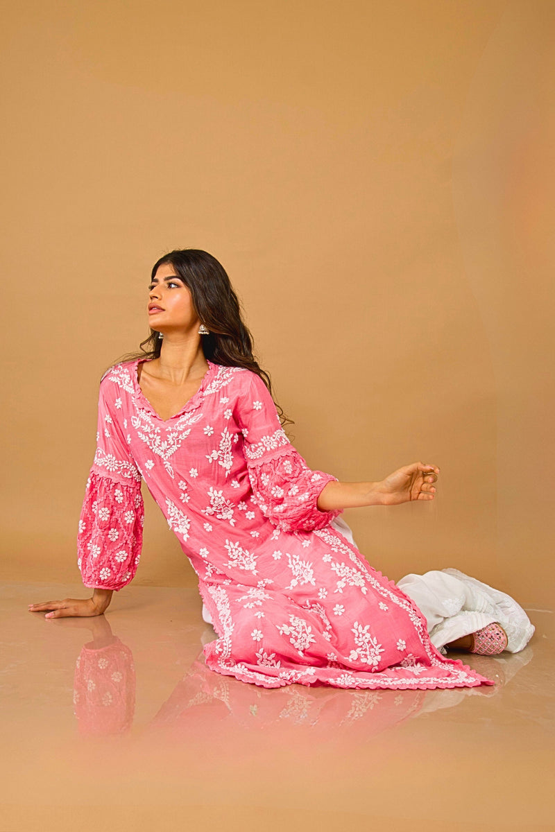 HUSNA Muslin Silk Kurti