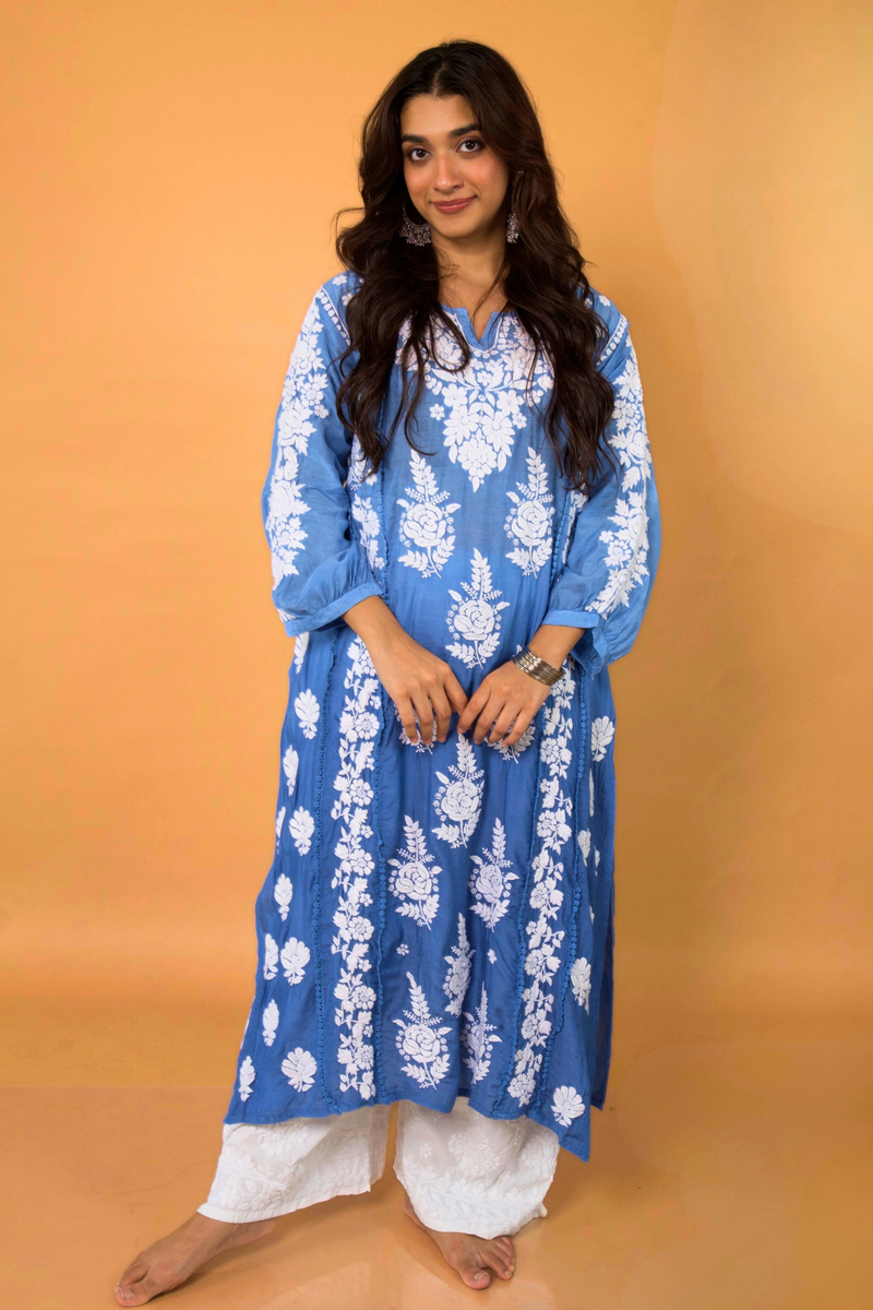 WARDA Muslin A Line Kurti