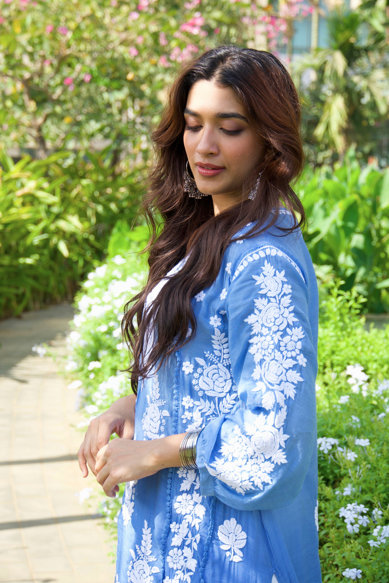 WARDA Muslin A Line Kurti