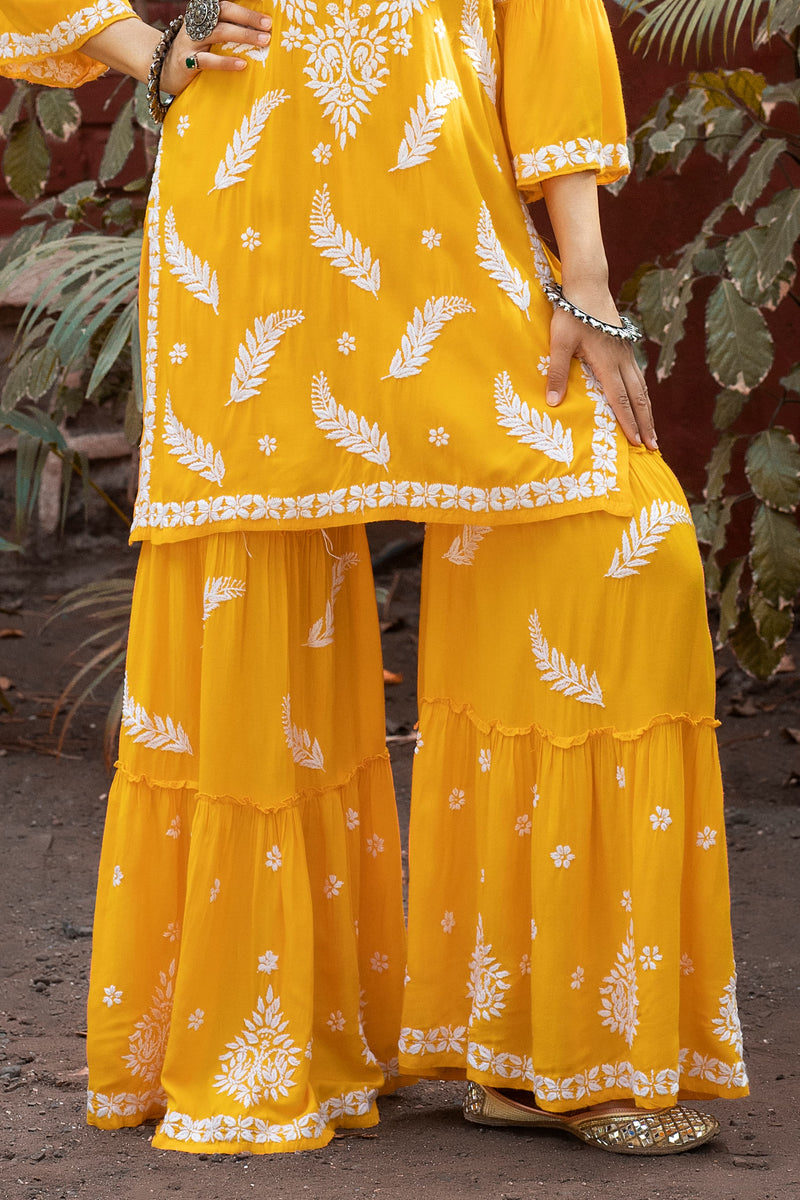 ADARA Modal Garara Set - Yellow