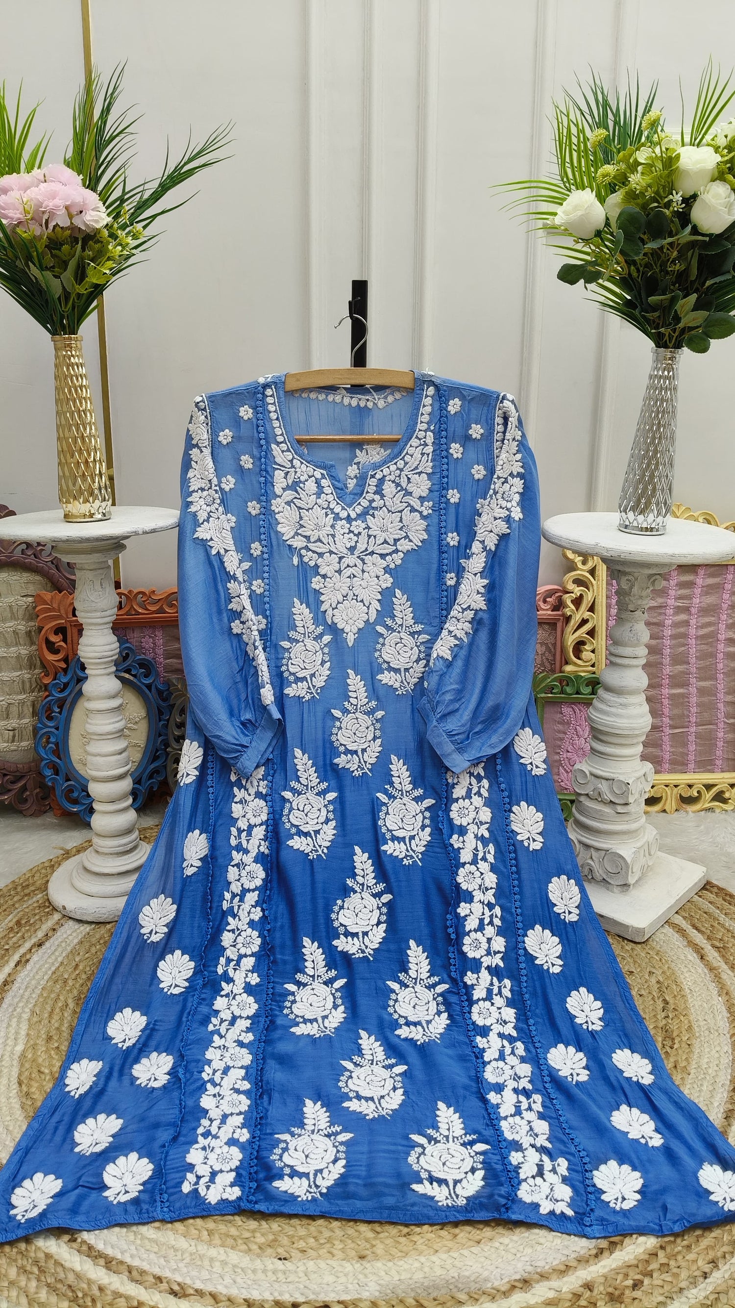 WARDA Muslin A Line Kurti