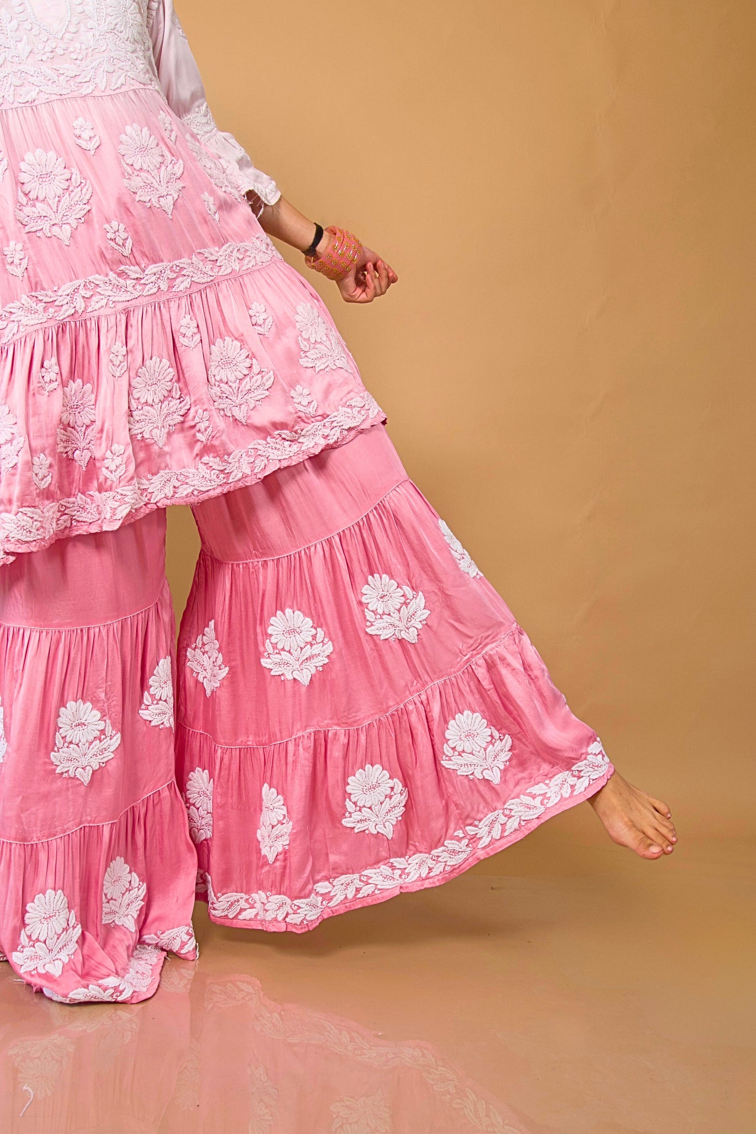 SHAHNAAZ Modal Satin Garara Set