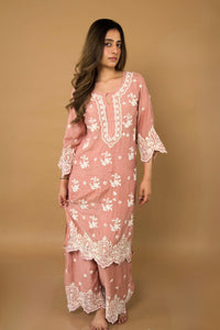 GULZAR Muslin Palazzo Set