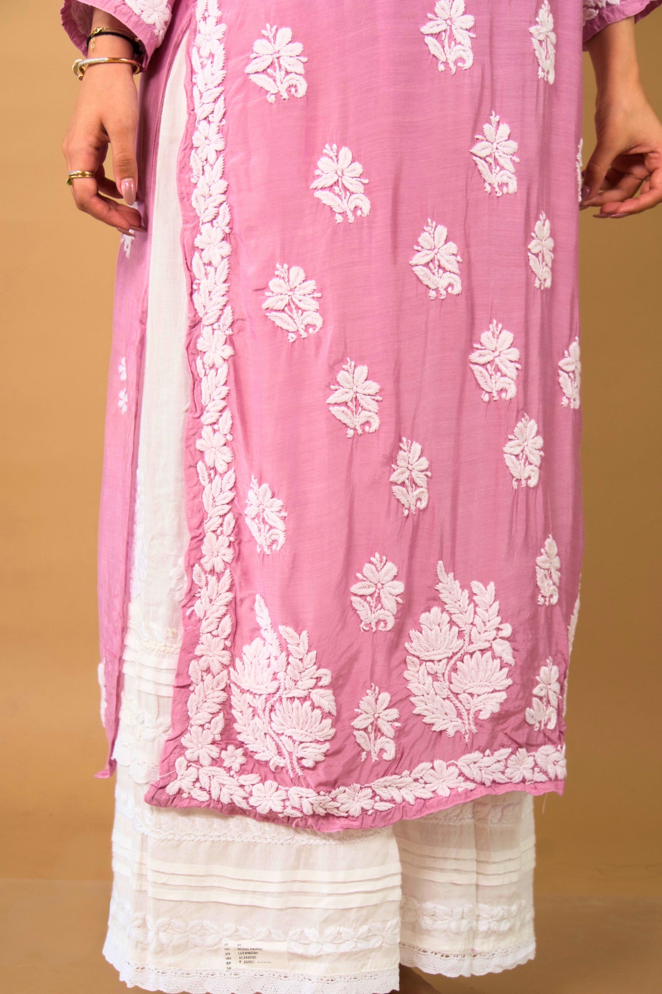 MEHER Lace Modal Palazzo