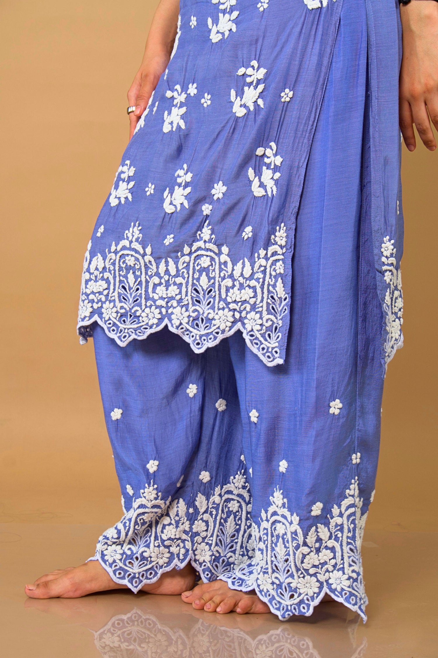 GULZAR Muslin Palazzo Set