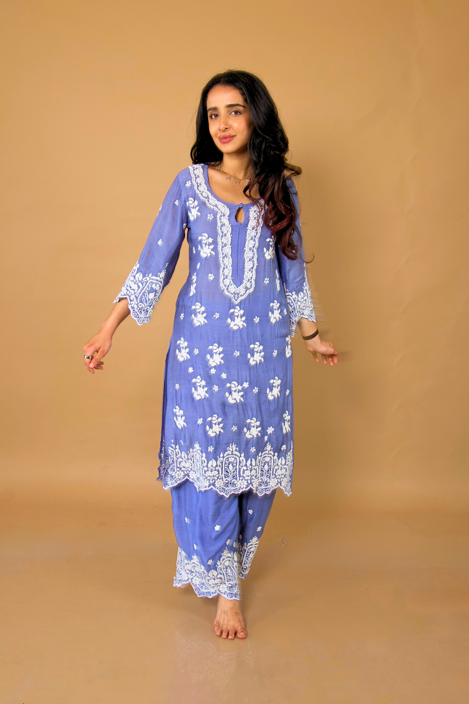 GULZAR Muslin Palazzo Set