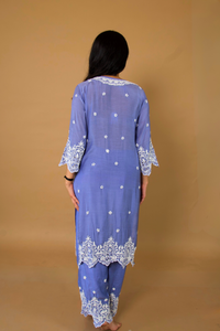 GULZAR Muslin Palazzo Set