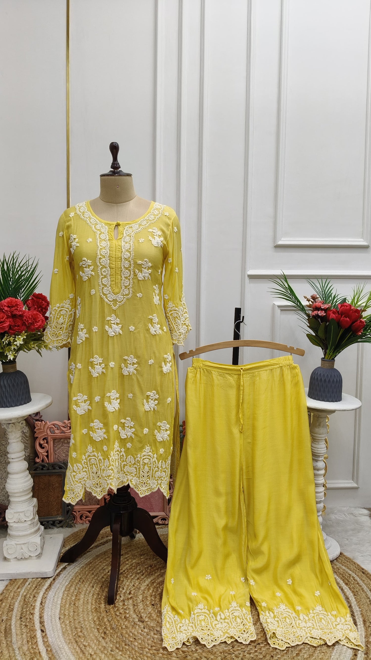 GULZAR Muslin Palazzo Set