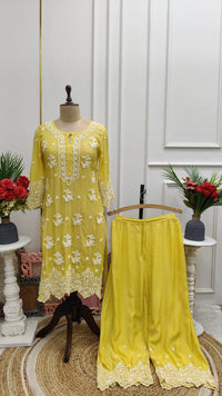 GULZAR Muslin Palazzo Set