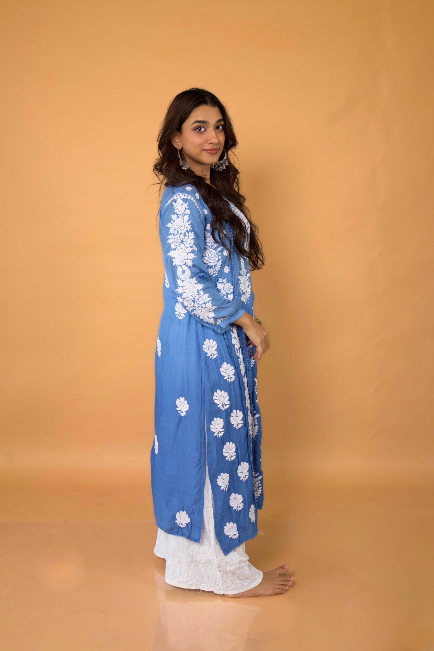 WARDA Muslin A Line Kurti