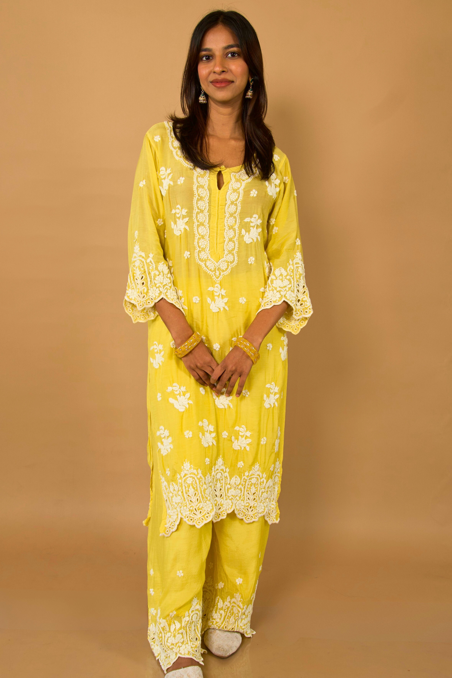 GULZAR Muslin Palazzo Set