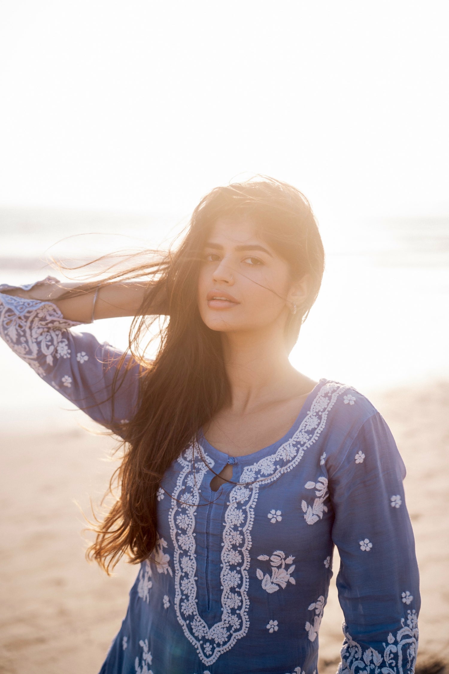 GULZAR Muslin Palazzo Set