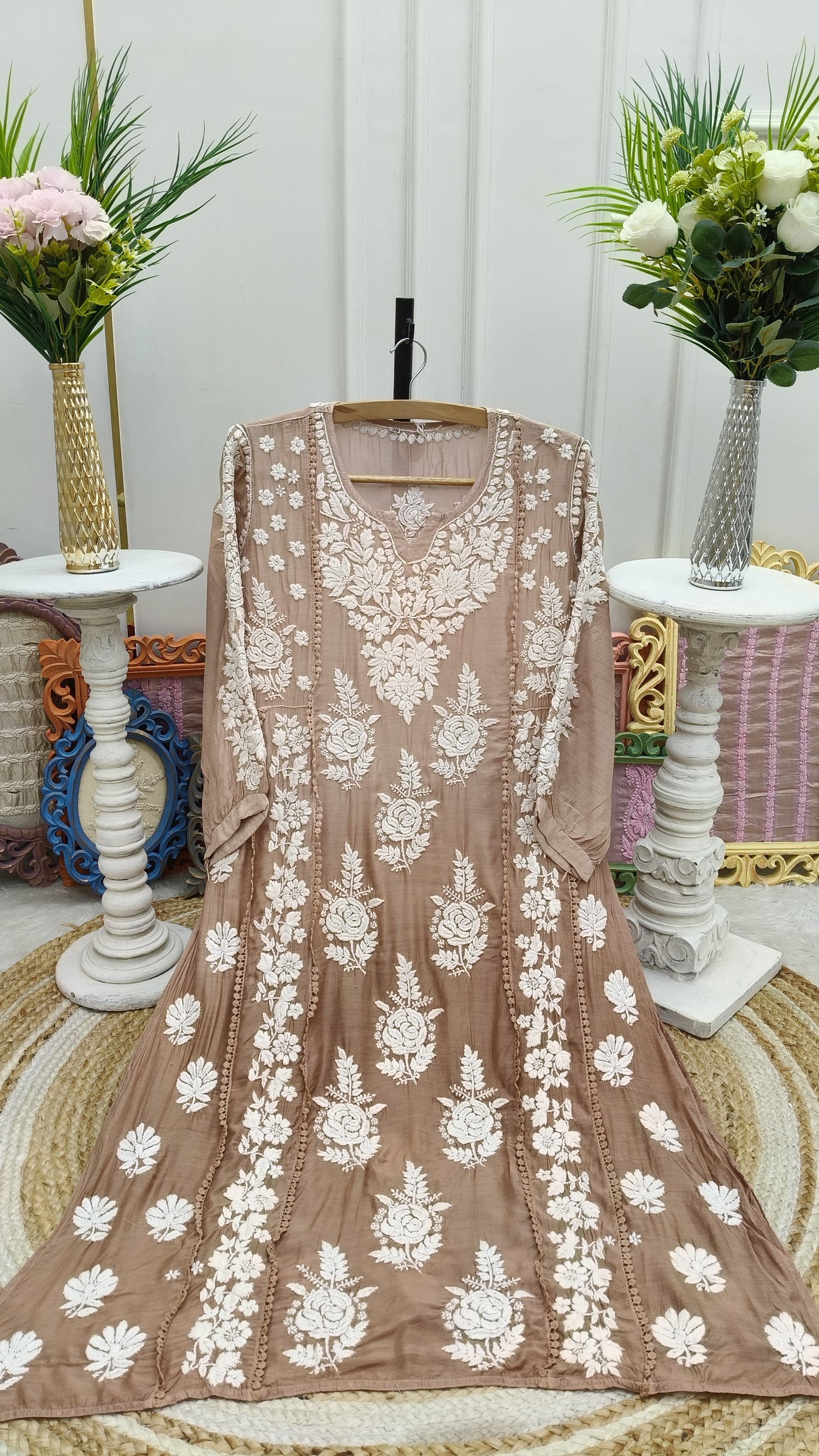 WARDA Muslin A Line Kurti