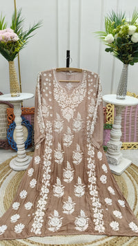 WARDA Muslin A Line Kurti