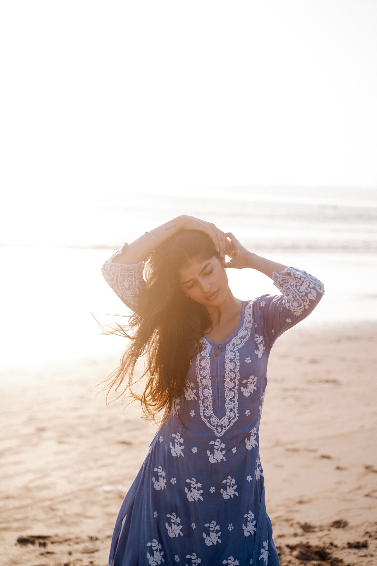 GULZAR Muslin Palazzo Set