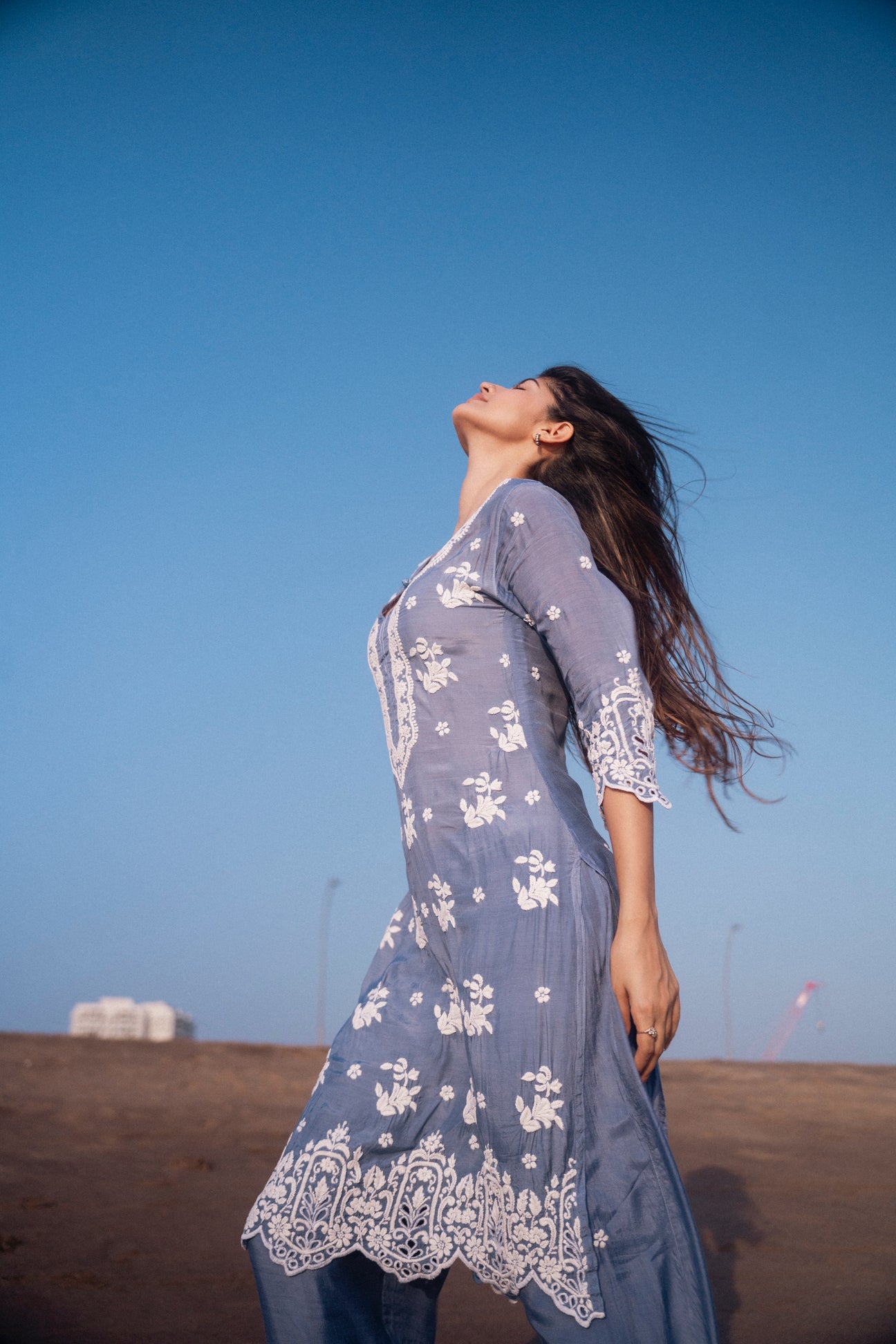 GULZAR Muslin Palazzo Set