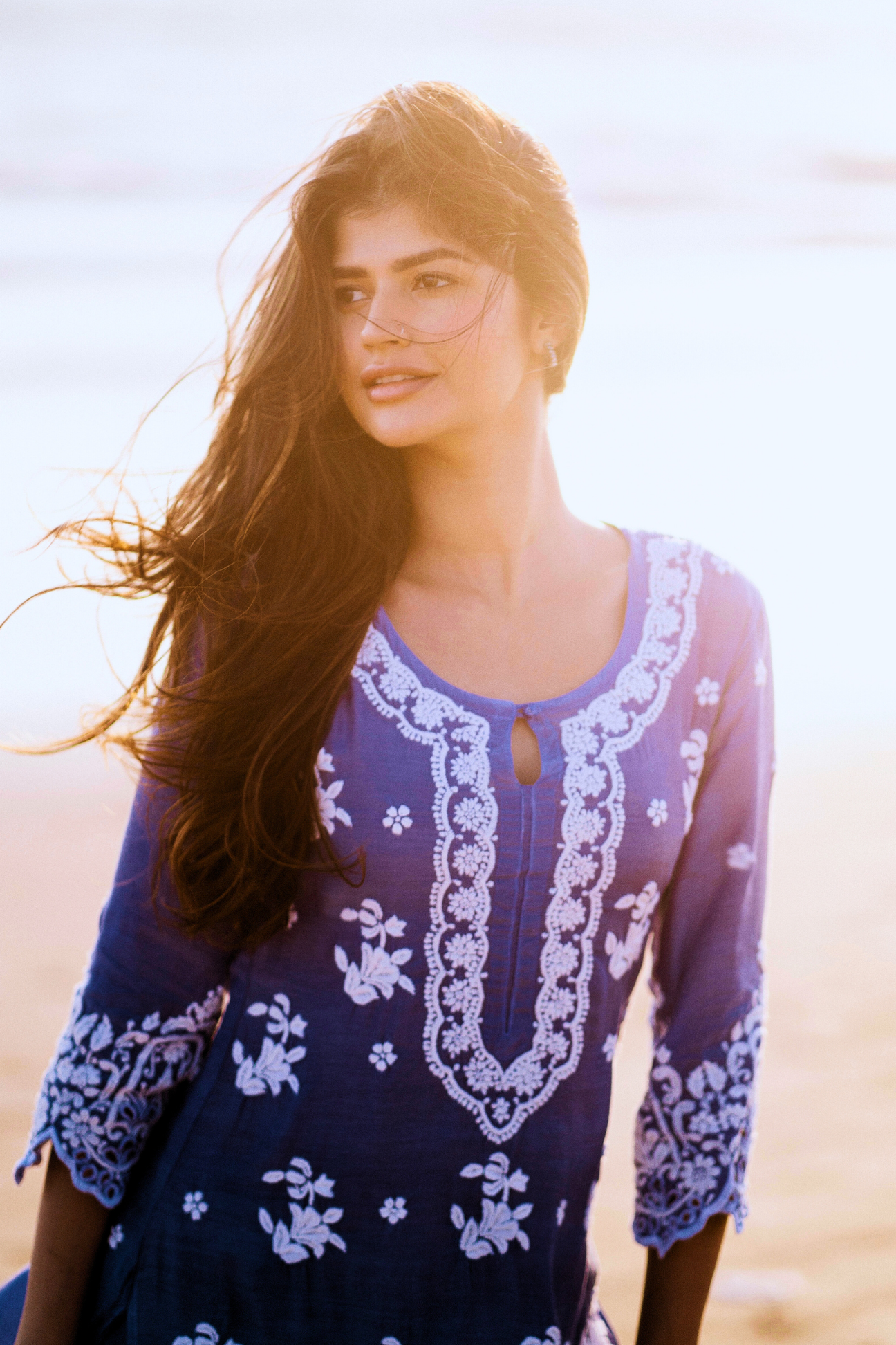 GULZAR Muslin Palazzo Set