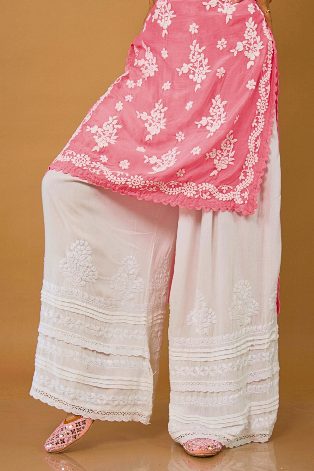 MEHER Lace Modal Palazzo