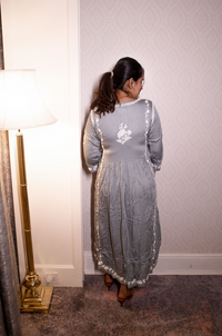 GARDENIA Satin Gather Kurti
