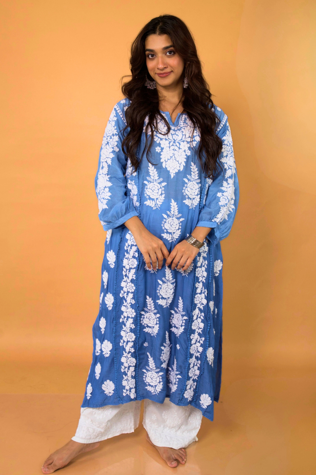 WARDA Muslin A Line Kurti