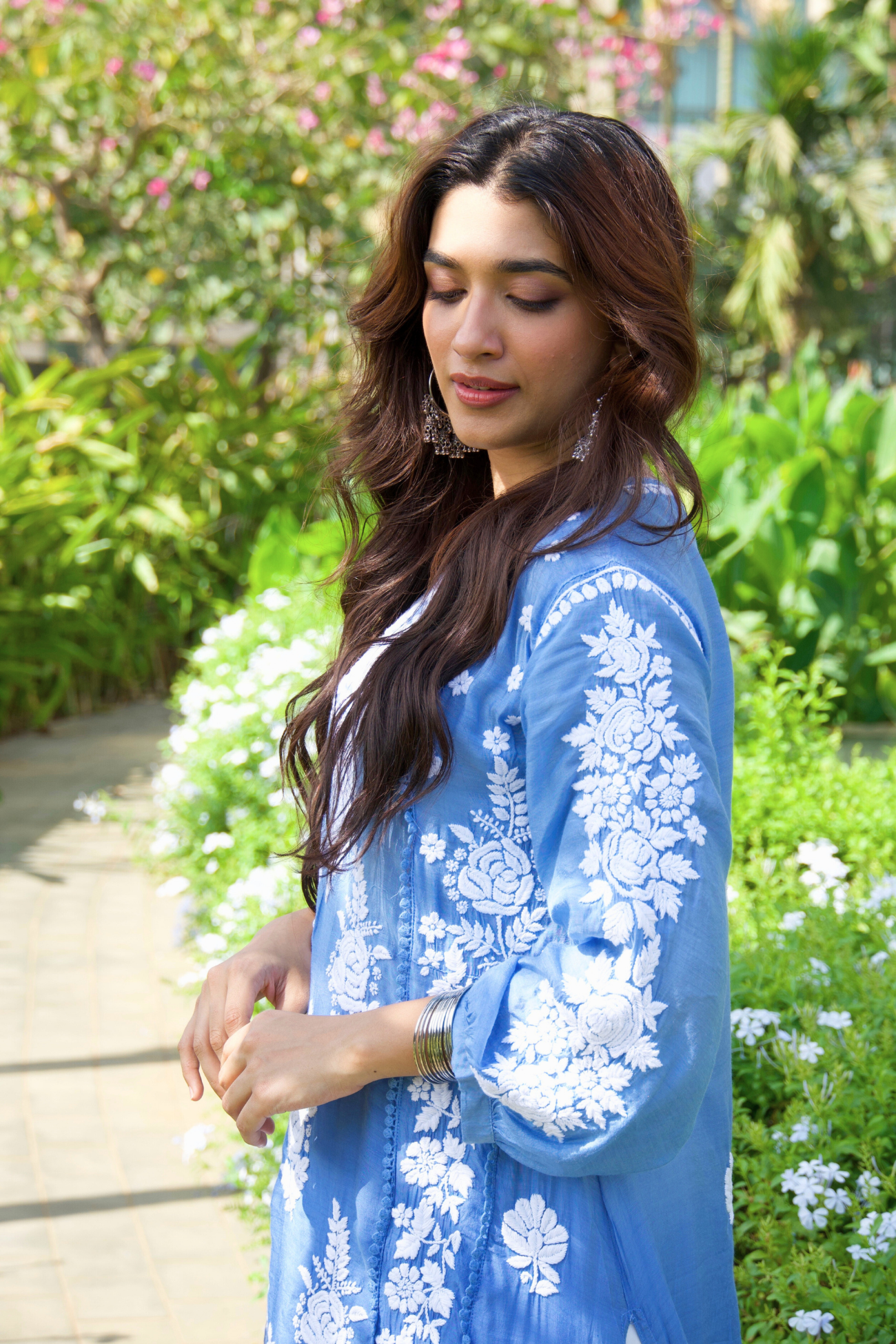 WARDA Muslin A Line Kurti