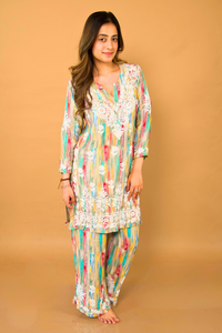YASMIN Printed Muslin Set