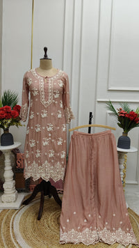 GULZAR Muslin Palazzo Set