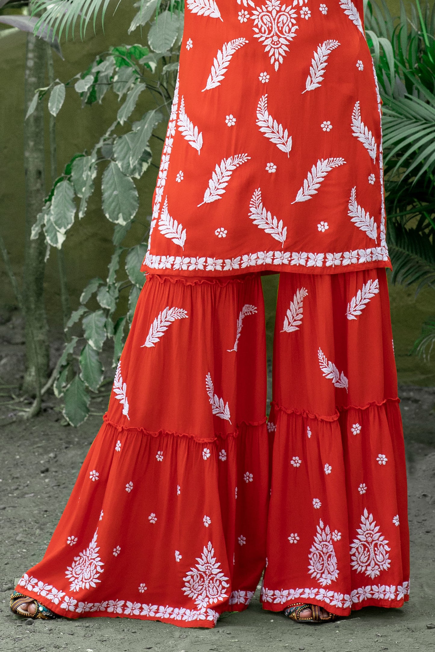 ADARA Modal Garara Set - Red