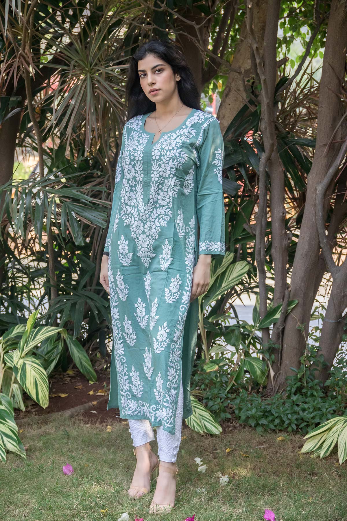 Discover 156+ cotton green kurti best