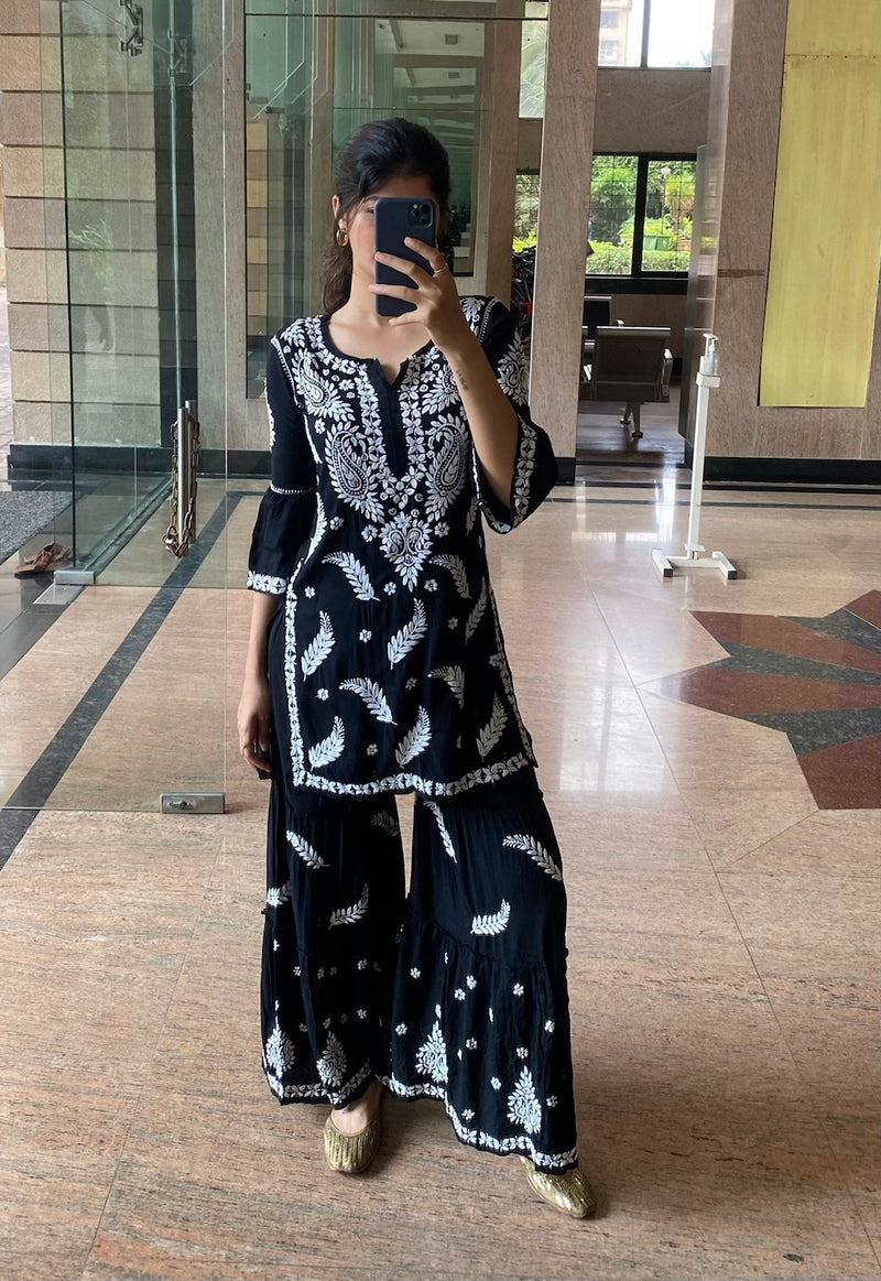 ADARA Modal Garara Set - Black