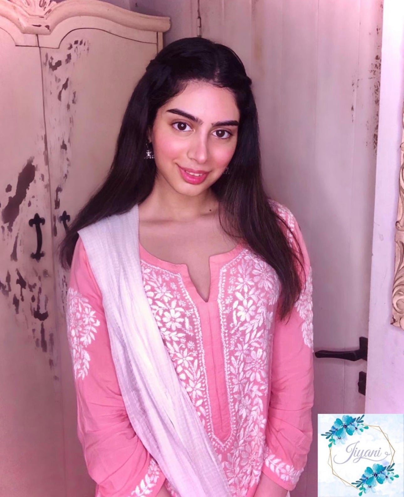SABA Peach Modal Cotton Kurti