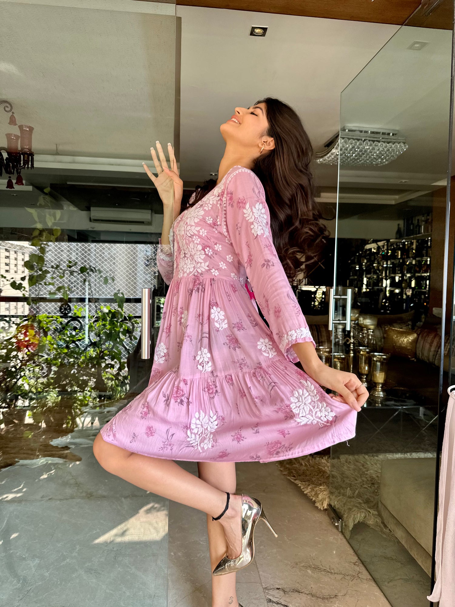 NOOR Short Gather Dress